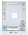 CORNICE BIMBO CON PELUCHE 9X13 CELESTE