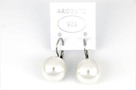 ORECCHINI PERLA MM16 ARGENTO 925%