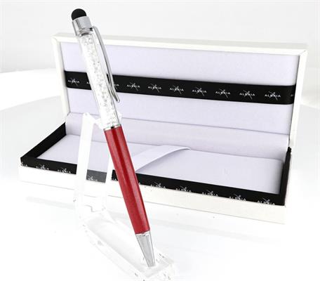 PENNA BIRO ROSSA CON SWAROVSKI