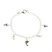 BRACCIALE BIMBO ARG 925 BIANCO DELFINI