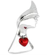 DEA BENDATA STILIZZATA 8X14 CON CUORE