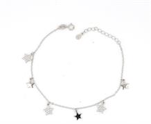 BRACCIALE DONNA STELLE PEND ZIRCONATE ARG 925