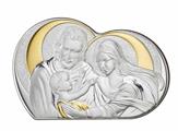 ICONA CUORE SACRA FAMIGLIA 26X17