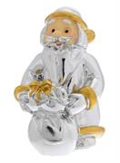 BABBI NATALE H 6.5 ARGENTO CON SACCO ARGENTO