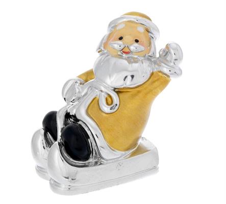 BABBO NATALE H 6.5 CON SLITTA ORO