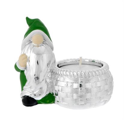 GNOMO 8X8 VERDE  CON TEALIGHT