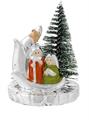 MINI PRESEPE 6X8 CON ALBERELLI VERDI