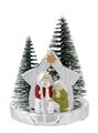 MINI PRESEPE 6X8 CON ALBERELLI VERDI