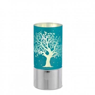 LAMPADA 7x15 DECORAZIONE ALBERO AZZURRO